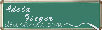 Adela Fieger Visitenkarte